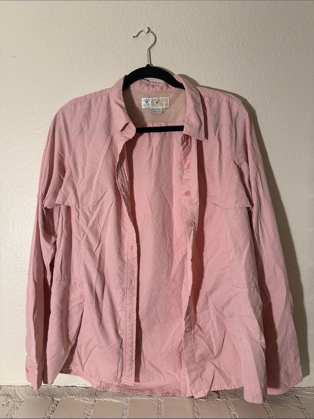 ExOfficio Light Pink Women's Button-Front Hiking Shirt